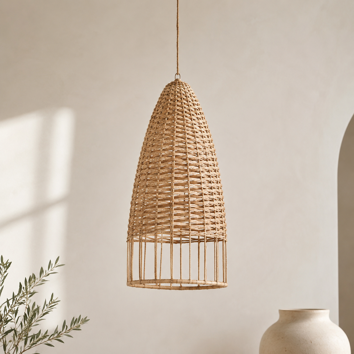 Aizen Natural Rattan Pendant Shade