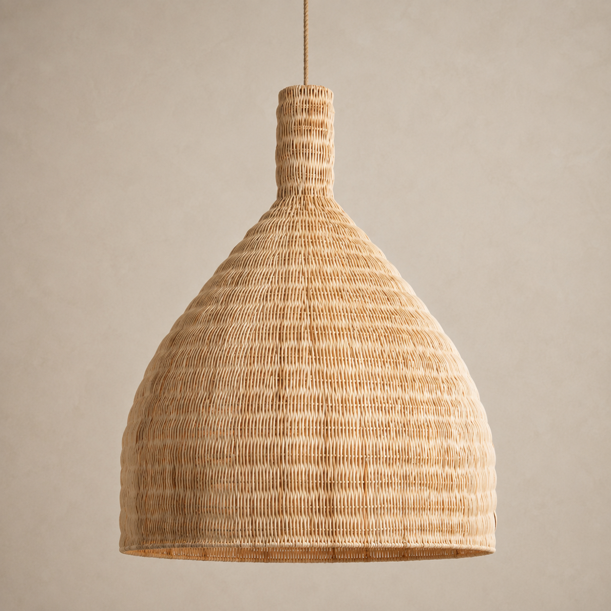 Amelia Handwoven Rattan Pendant Light