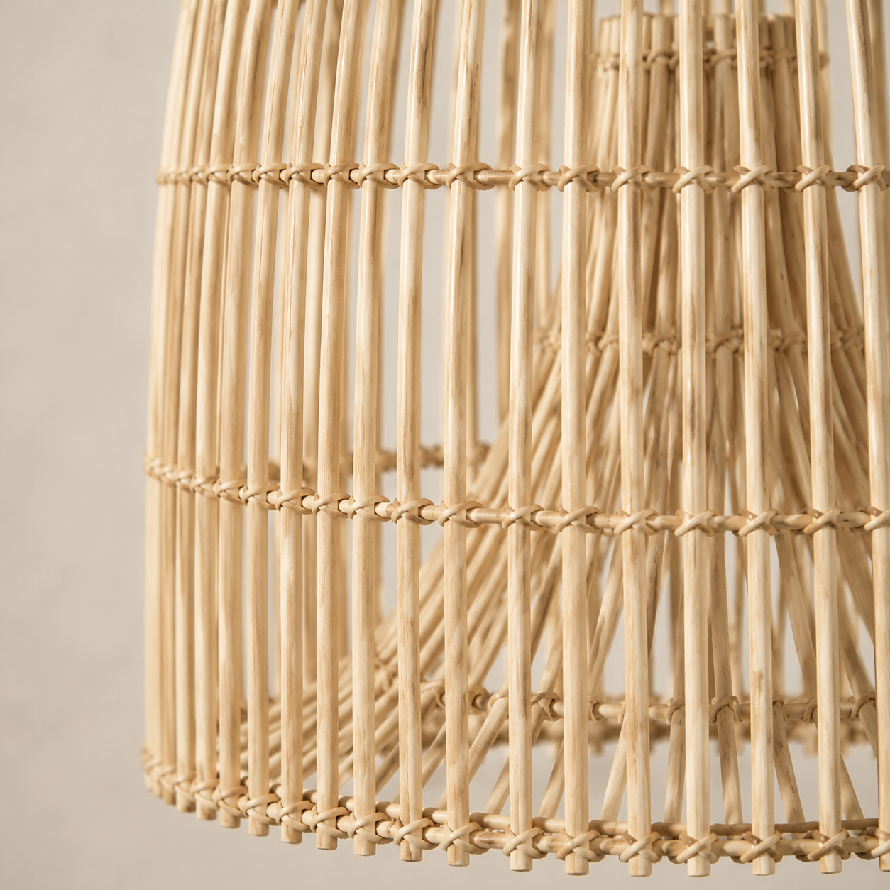 Bastian Natural Rattan Pendant Lampshade