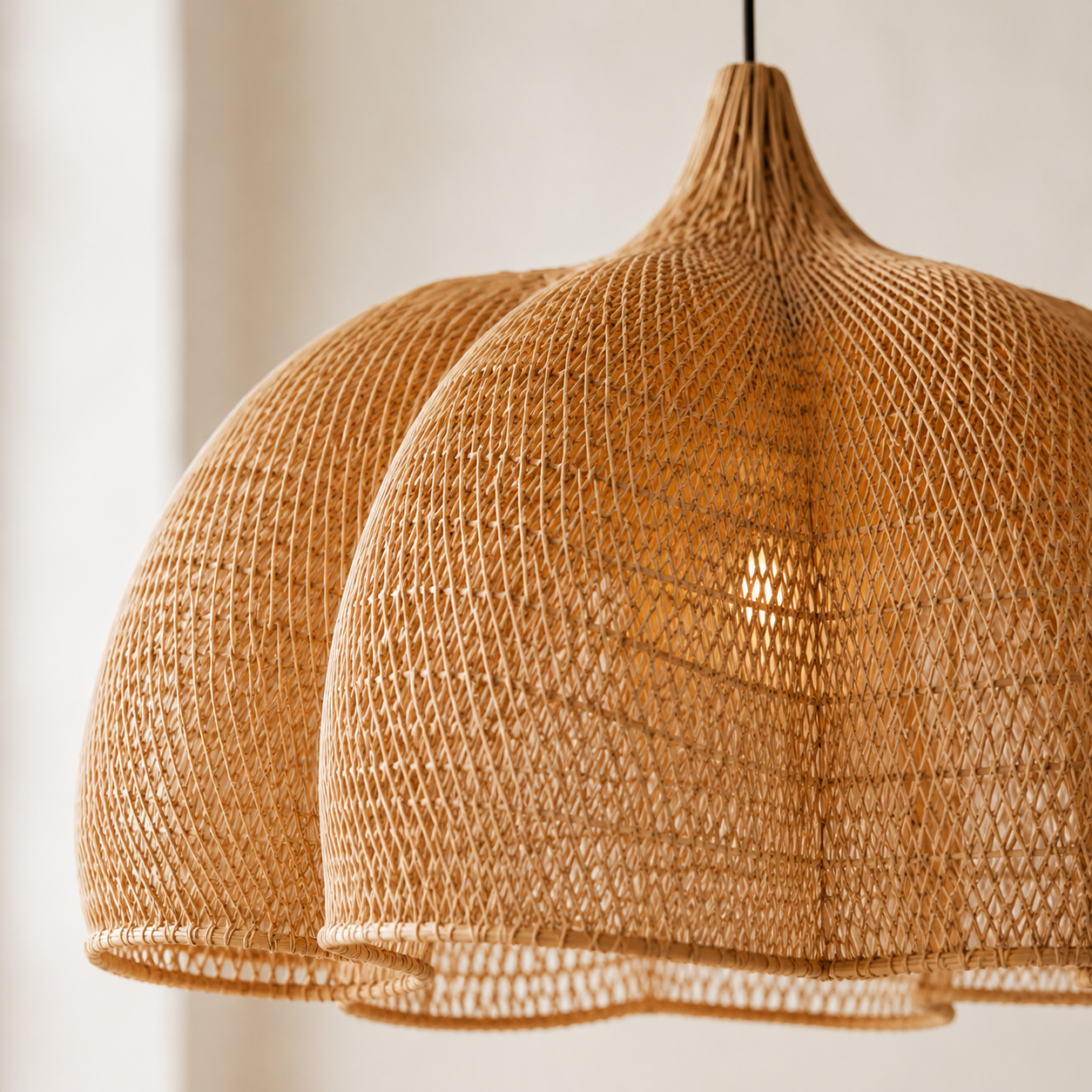 Nana Handwoven Natural Rattan Pendant Light