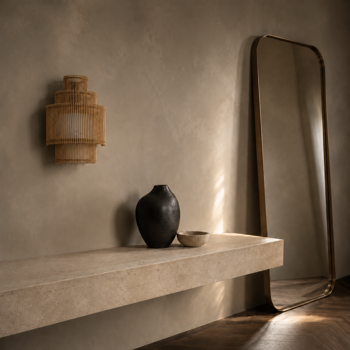 Dalila Handwoven Rattan Wall Sconce Shade