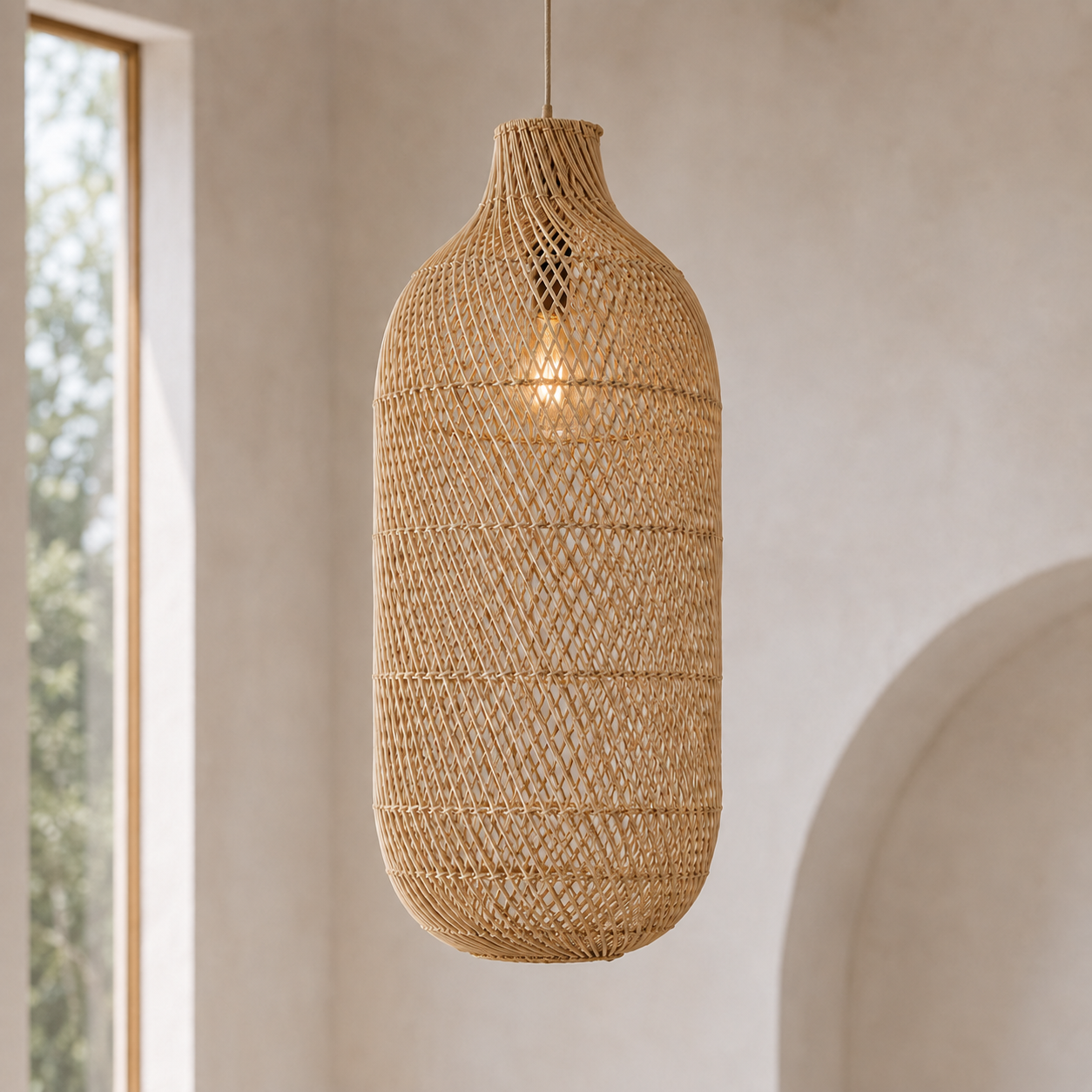 Oversized Sculptural Juno Woven Pendant Light