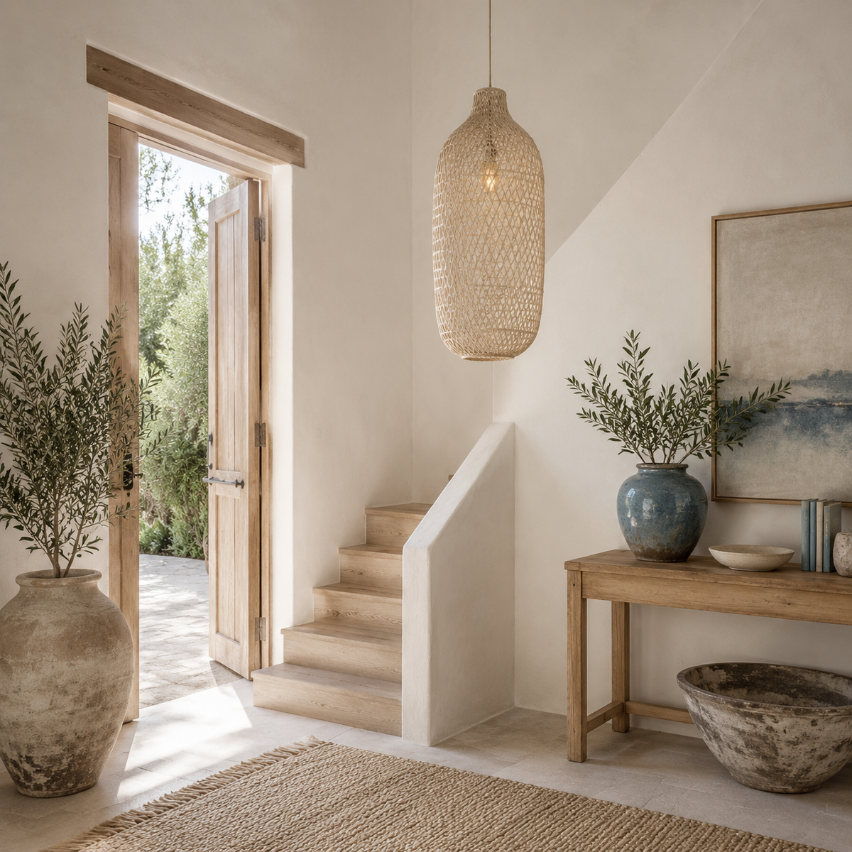 Oversized Sculptural Juno Woven Pendant Light