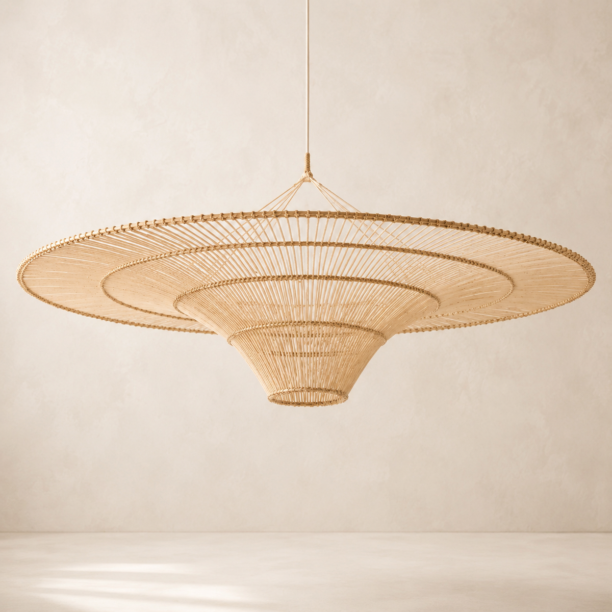 Sabrina Oversized Handwoven Rattan Pendant Lampshade