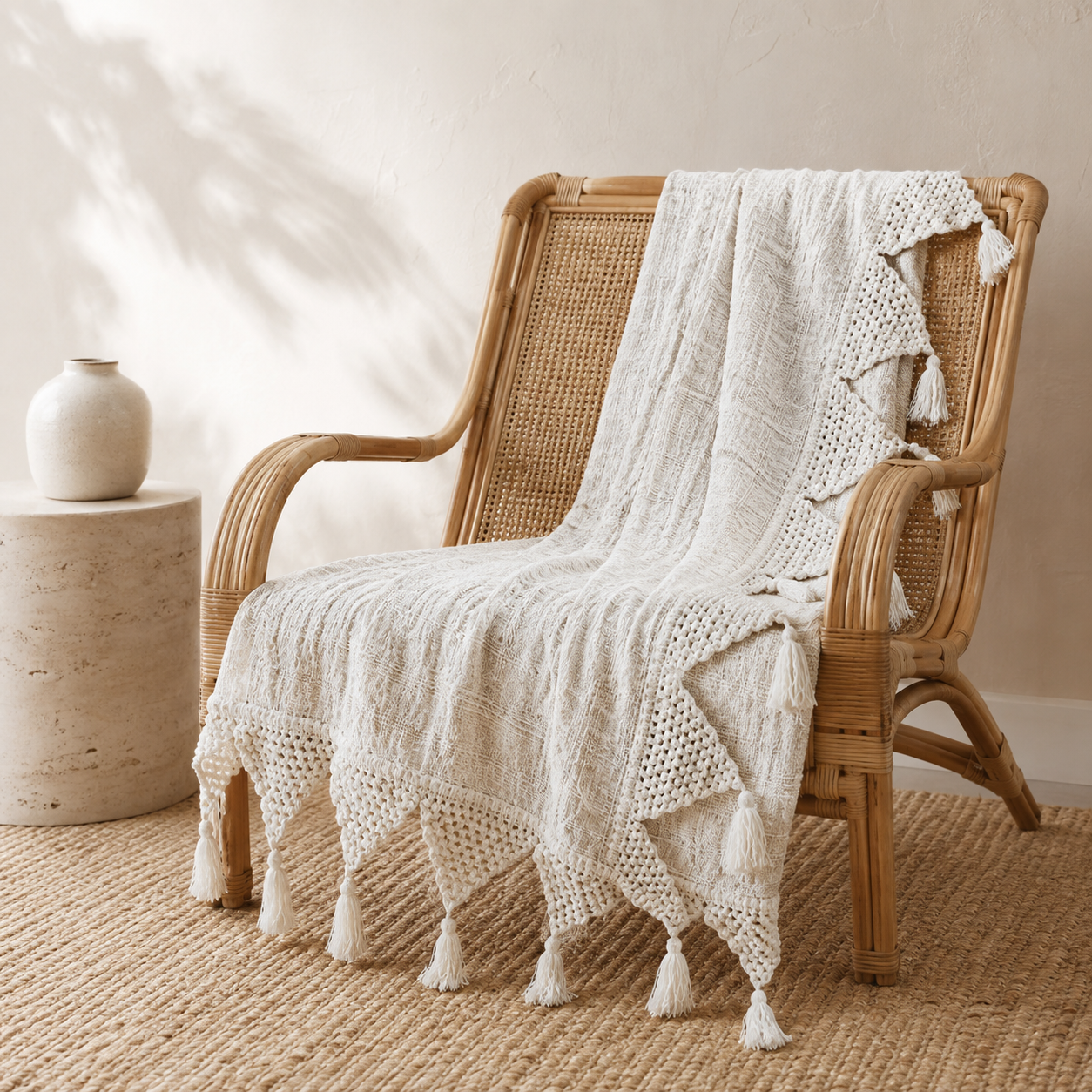 Delilah Handmade Bali Throw Blanket