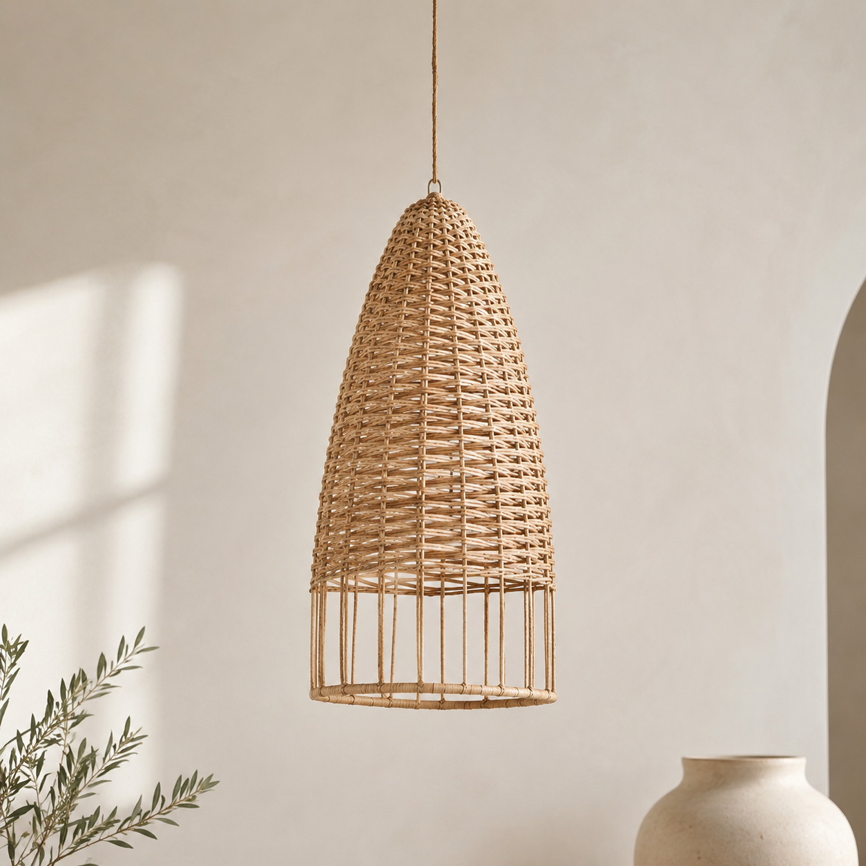 Aizen Natural Rattan Pendant Shade