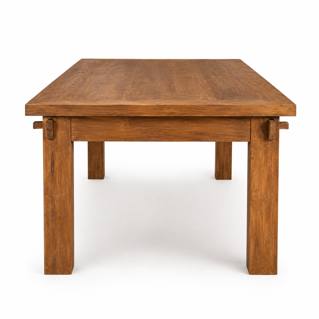 Lawas Reclaimed Teak Dining Table – Solid Wood Artisan Dining Table