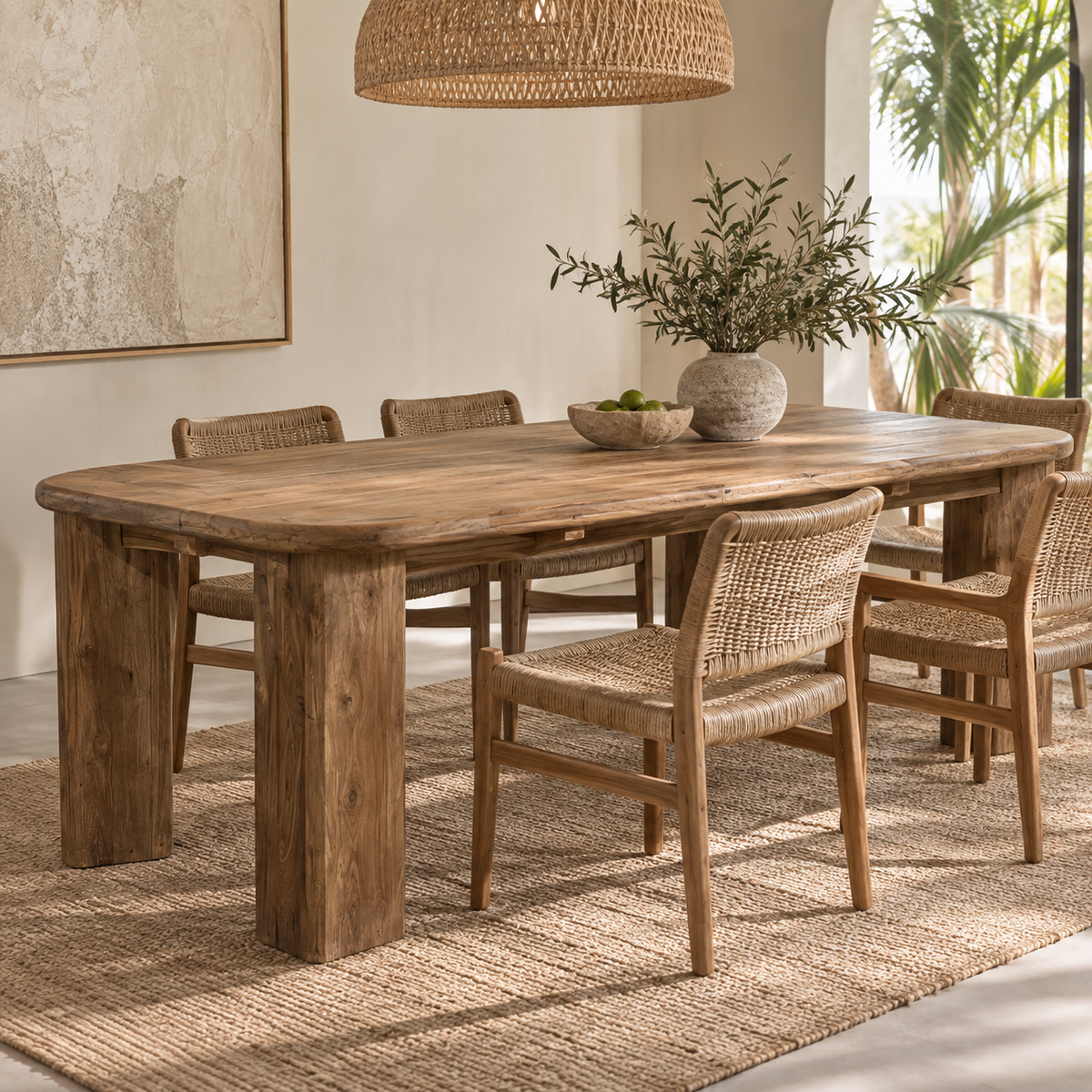 Magnus Reclaimed Teak Dining Table