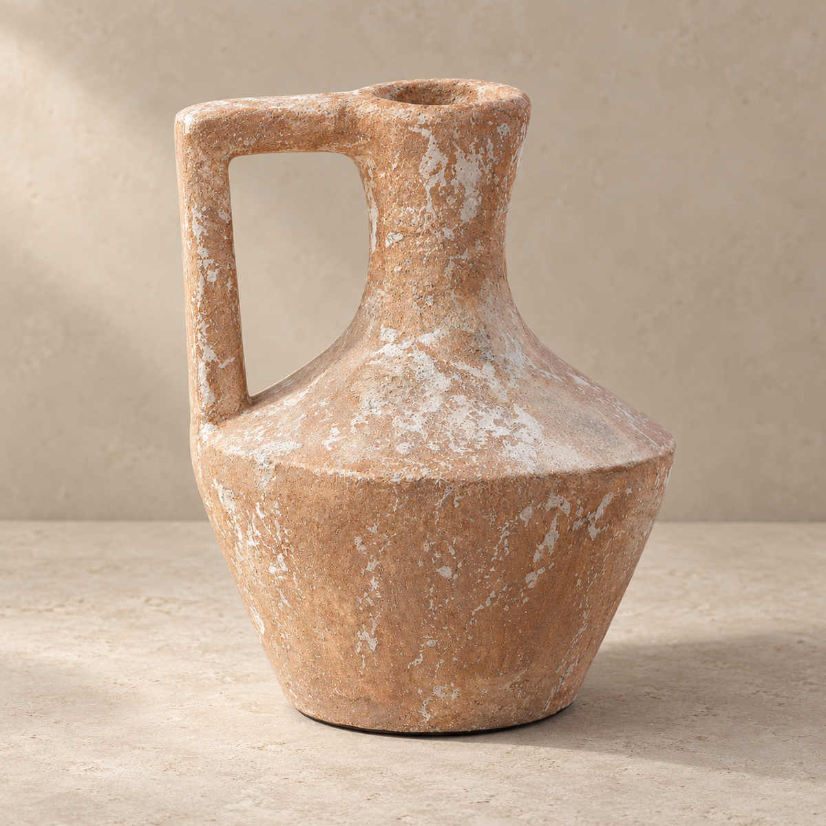 Milana Handcrafted Clay Vase – Rustic Earth Finish